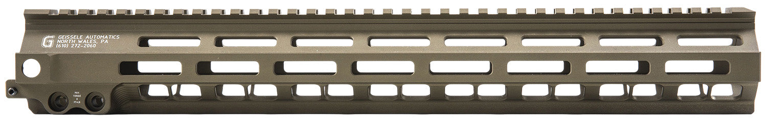 Geissele Automatics 05286S Super Modular Rail MK8 DDC Aluminum 15" Handguard