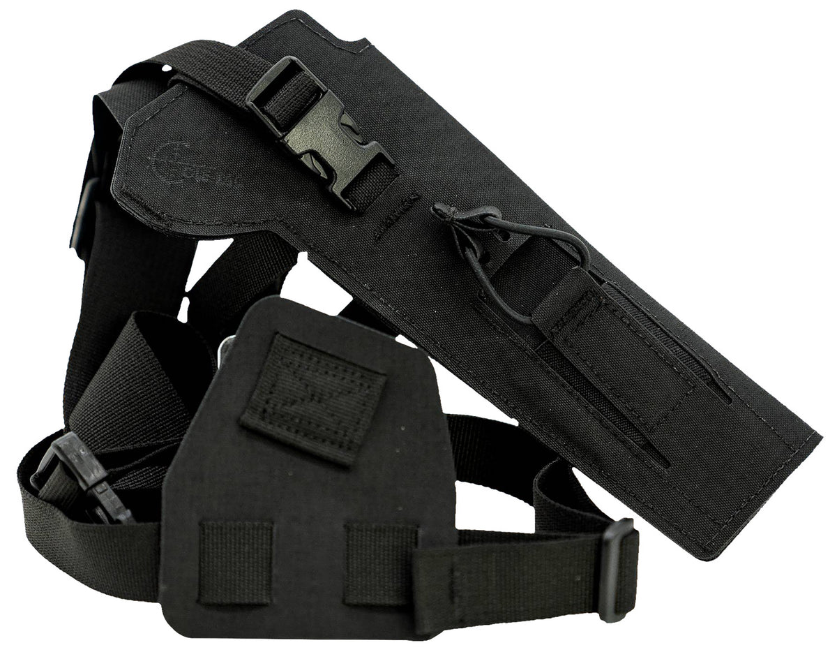 Cole-Tac VW201 Varmint Wrangler Chest Pistol Holder Black Left Hand