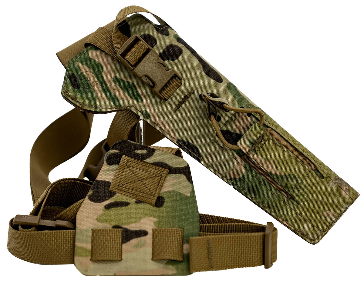Cole-tac VW203 Varmint Wrangler Chest Pistol Holster Multi-Cam Left Hand
