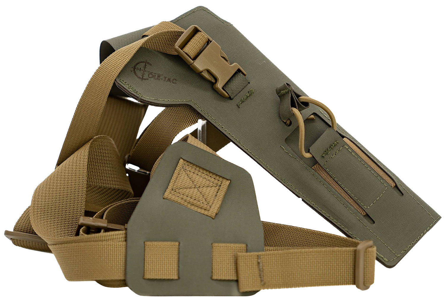Cole-tac VW204 Varmint Wrangler Chest Pistol Holster Ranger Green Left Hand