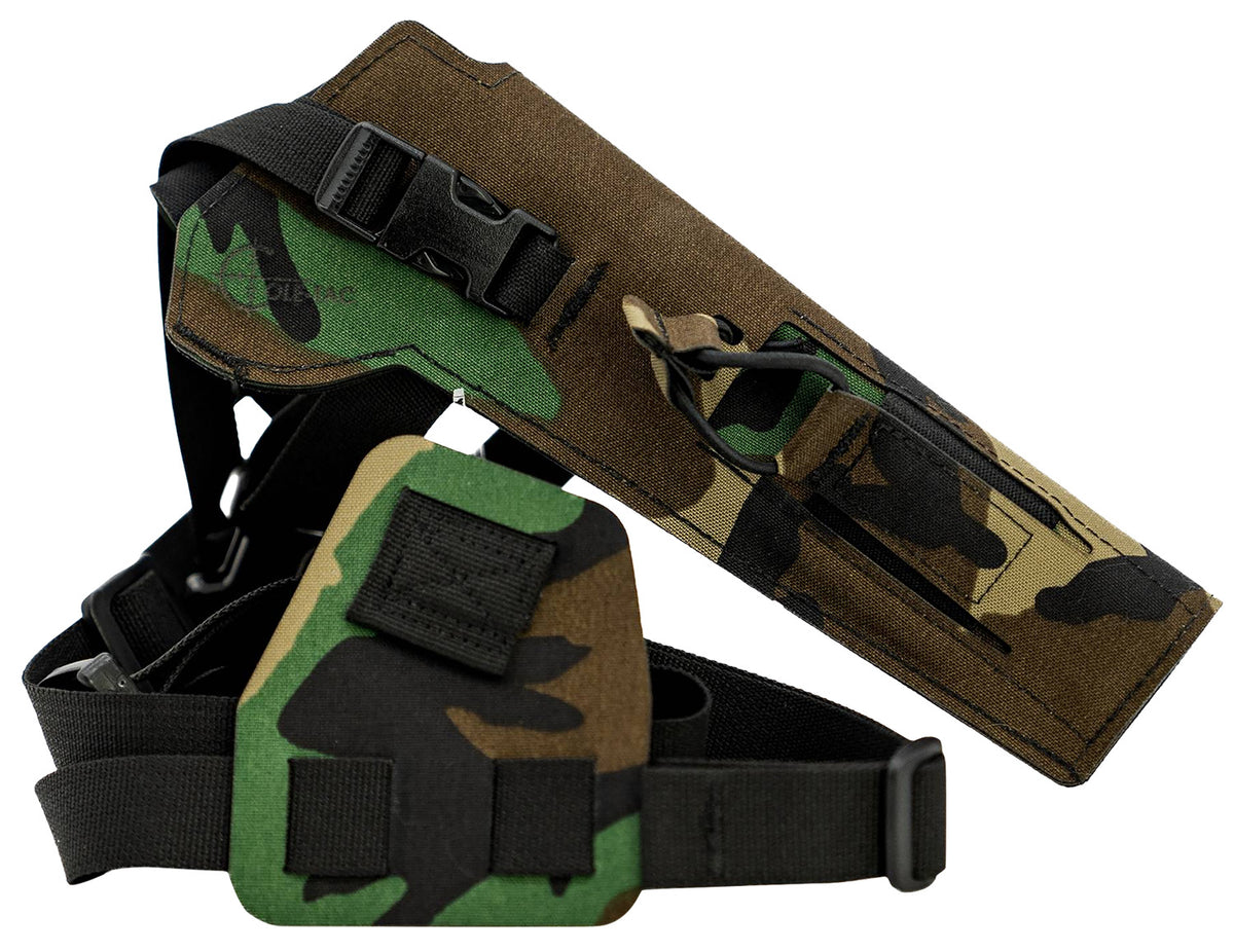Cole-tac VW206 Varmint Wrangler Chest Pistol Holster M81 Woodland Left Hand