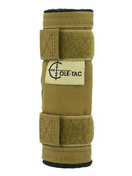 Cole-Tac BPC102 Baby Python Suppressor Cover 5" Cordura Nylon Coyote Brown