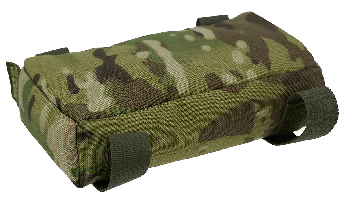 Cole-Tac FB202 Prefilled Flat Rifle Shooting Bag Multi-Cam Cordura Nylon