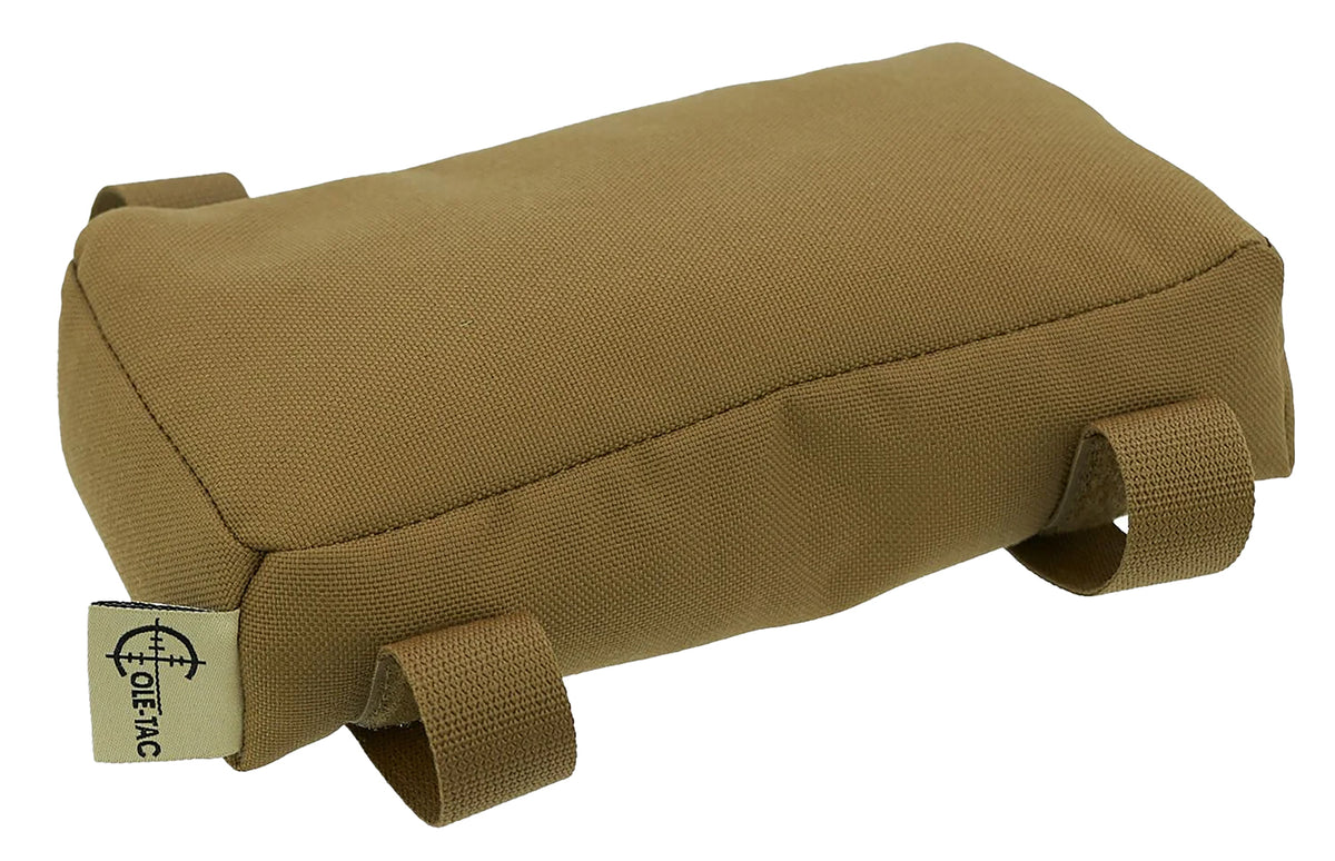 Cole-Tac FB204 Prefilled Flat Rifle Shooting Bag Coyote Brown Cordura Nylon
