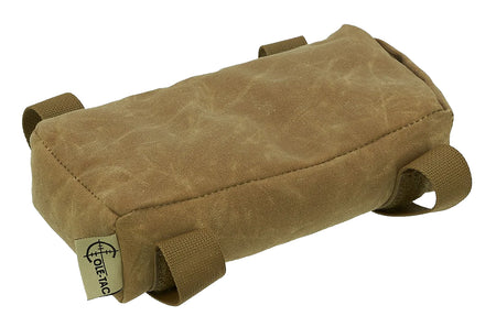 Cole-Tac FB303 Waxed Prefilled Flat Rifle Shooting Bag Coyote Brown Cordura Nylon