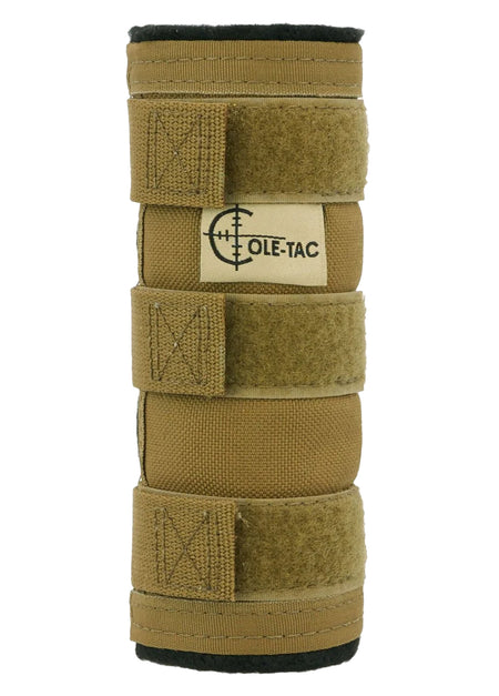 Cole-Tac MP102 Metal Python Suppressor Cover 6" Coyote Brown