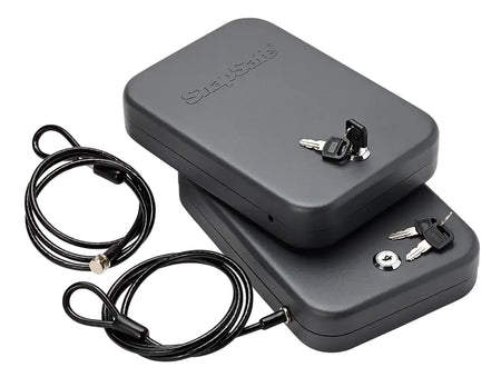 SnapSafe 75201 Large Key Entry Steel Lock Box 9.50" x 6.50" x 1.75" 2-Pack