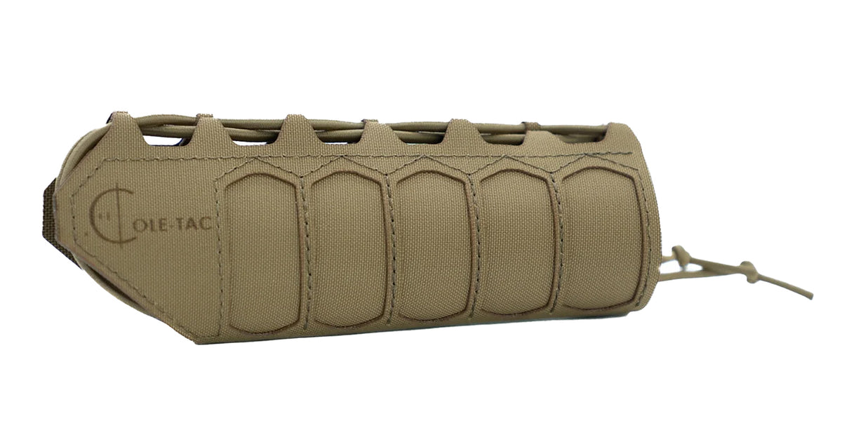 Cole-Tac HG102 SD Handguard Wrap No Slots Coyote Brown Squadron 6.5" Length