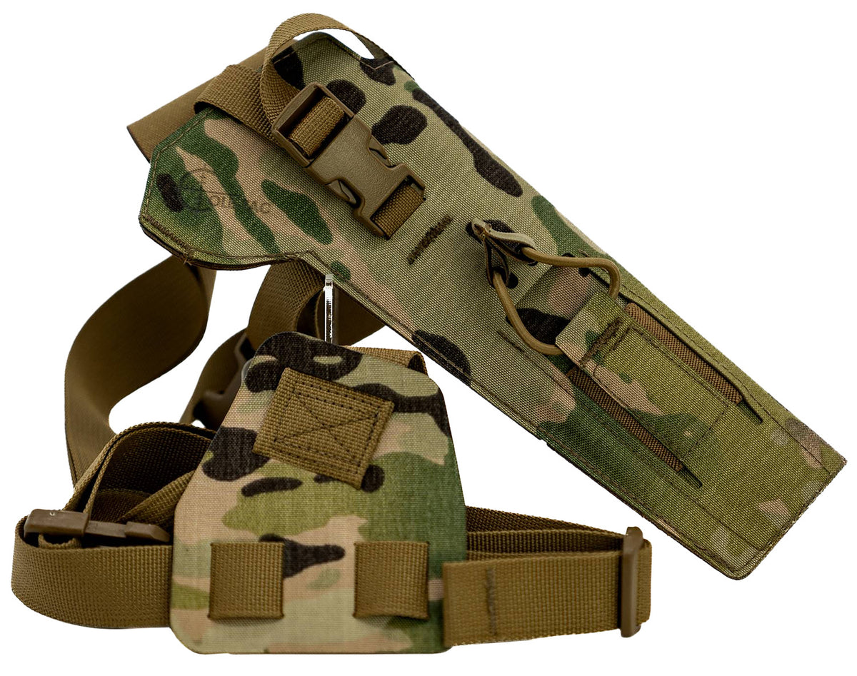 Cole-tac VW103 Varmint Wrangler Chest Pistol Holster Multi-Cam Right Hand