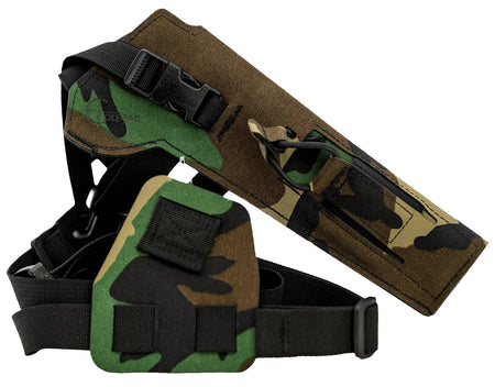 Cole-tac VW106 Varmint Wrangler Chest Pistol Holster M81 Woodland Right Hand