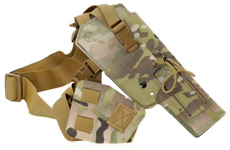 Cole-tac VW113 Varmint Wrangler Chest Pistol Holster Multi-Cam Right Hand