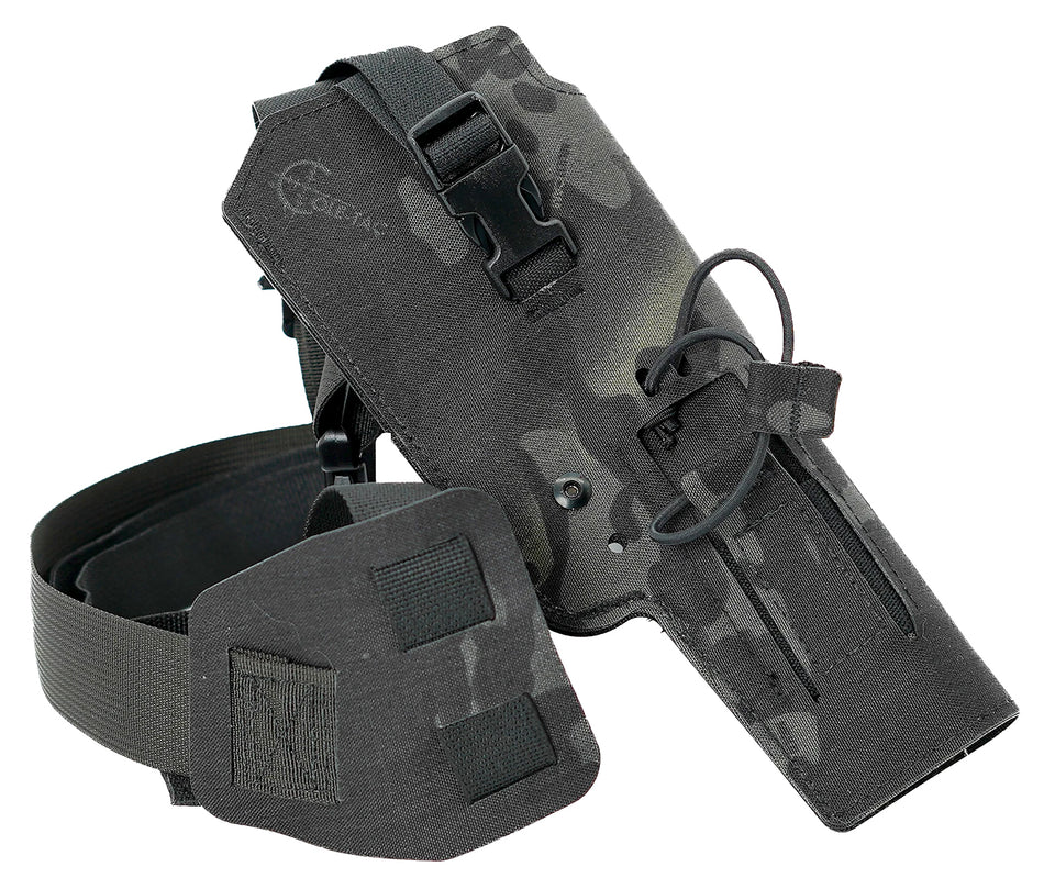 Cole-tac VW115 Varmint Wrangler Chest Pistol Holster Multi-Cam Black Right Hand