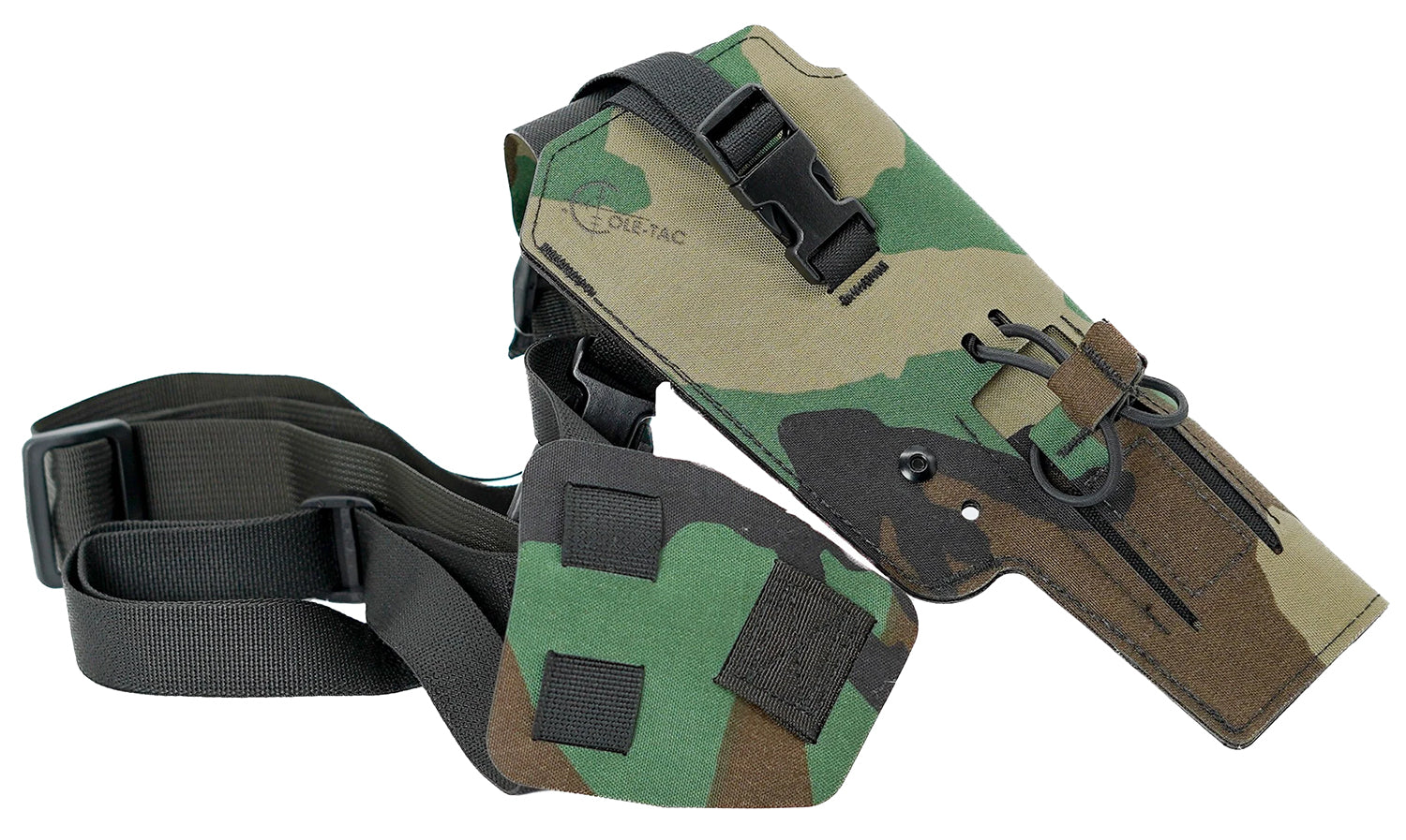 Cole-tac VW116 Varmint Wrangler Chest Pistol Holster M81 Woodland Right Hand