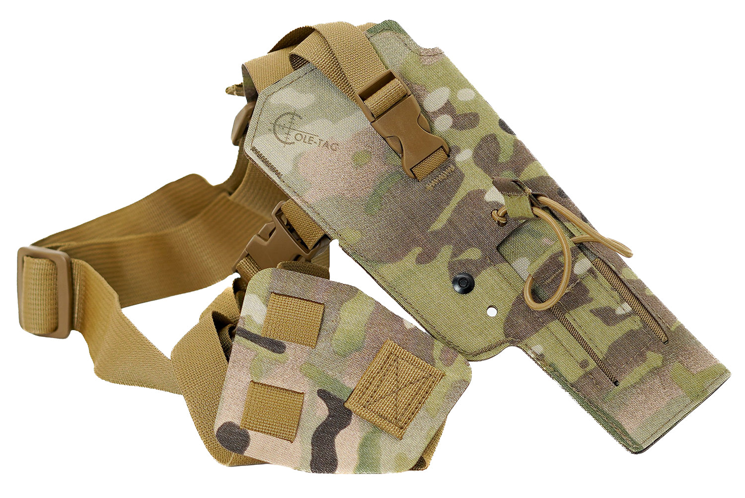 Cole-tac VW213 Varmint Wrangler Chest Pistol Holster Multi-Cam Left Hand