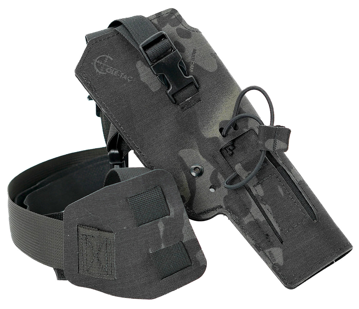 Cole-tac VW215 Varmint Wrangler Chest Pistol Holster Multi-Cam Black Left Hand