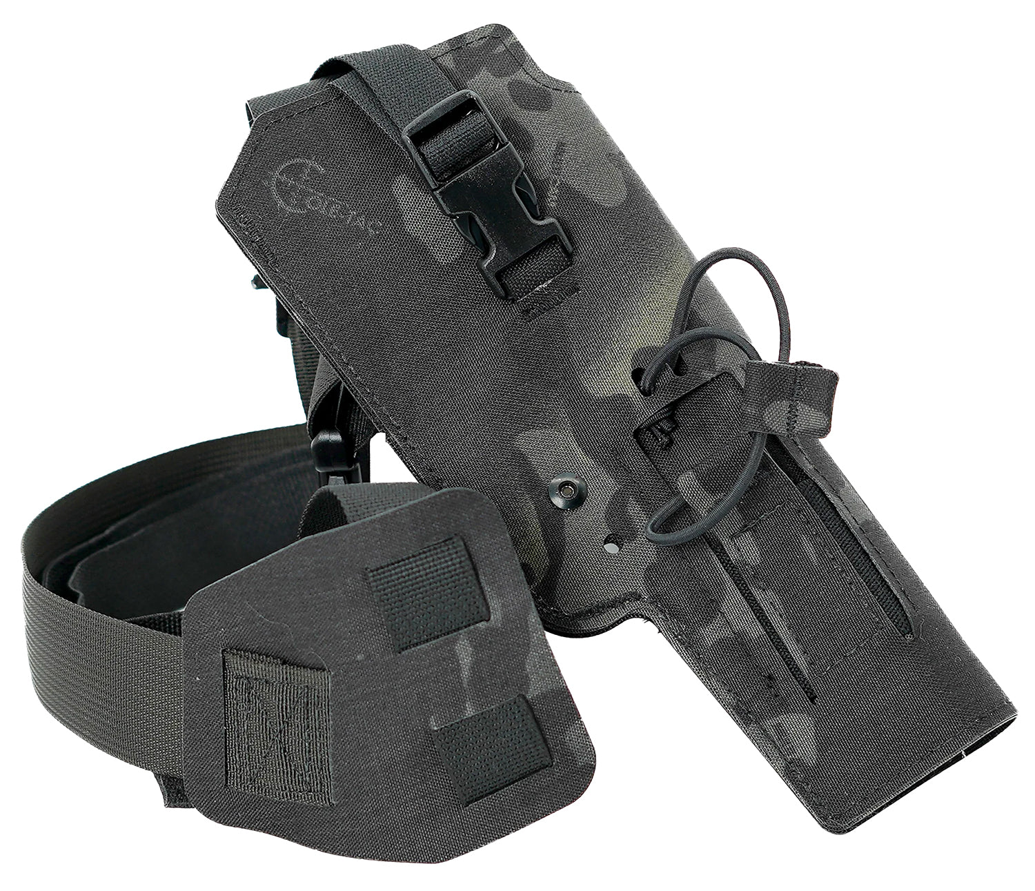 Cole-tac VW215 Varmint Wrangler Chest Pistol Holster Multi-Cam Black Left Hand