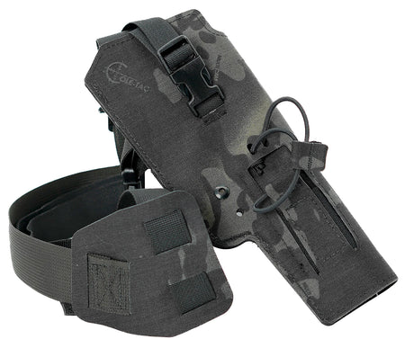 Cole-tac VW215 Varmint Wrangler Chest Pistol Holster Multi-Cam Black Left Hand