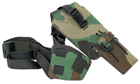 Cole-tac VW216 Varmint Wrangler Chest Pistol Holster M81 Woodland Left Hand