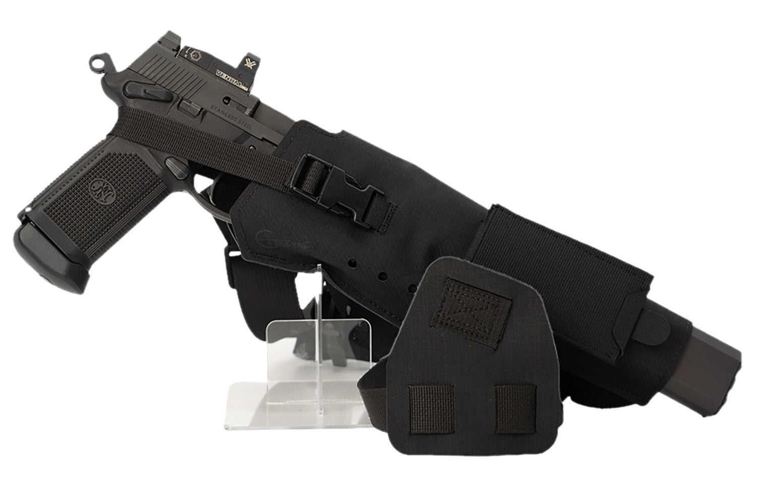 Cole-tac VWX101 Varmint Wrangler XL Chest Pistol Holster Black Right Hand