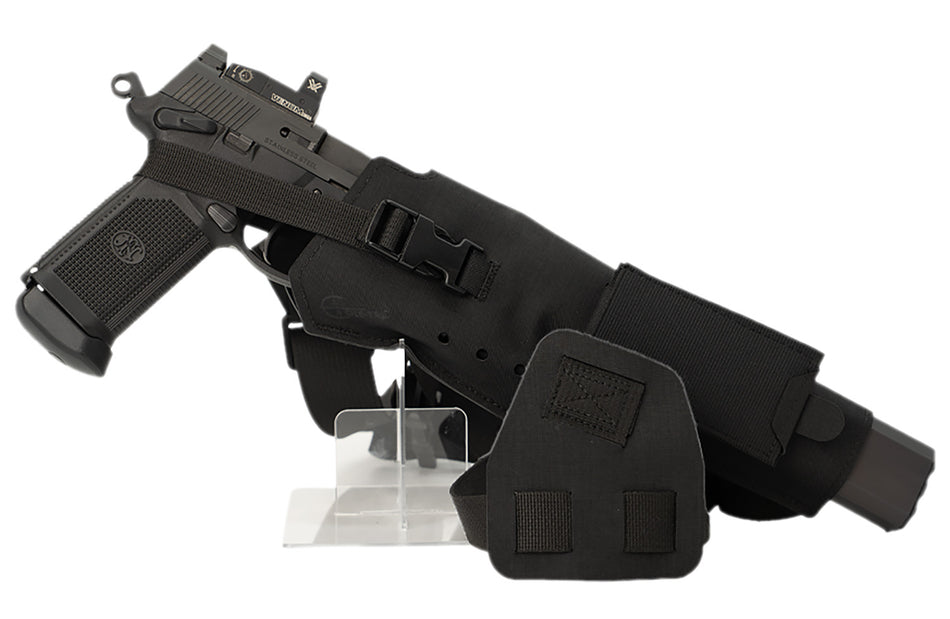 Cole-tac VWX102 Varmint Wrangler XL Chest Pistol Holster Black Left Hand