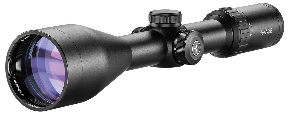 Hawke Sport Optics Vantage 30 Riflescope 3-12x56mm 30mm Tube Illuminated Red/Green L4A DOT Reticle Black