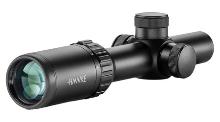 Hawke Sport Optics Vantage IR Riflescope 1-4x20mm 1" Tube Illuminated Turkey DOT IR Reticle Black