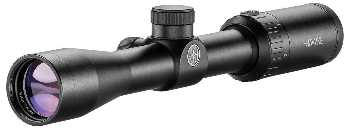Hawke Sport Optics Vantage Riflescope 2-7x32mm 1" Tube 30/30 Duplex Reticle Black