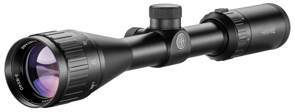 Hawke Sport Optics Vantage Riflescope 3-9x40mm 1" Tube Mil-Dot Reticle Black
