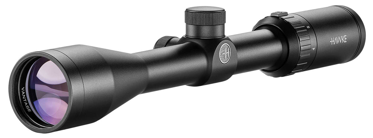 Hawke Sport Optics Vantage Riflescope 4-12x40mm 1" Tube 30/30 Duplex Reticle Black