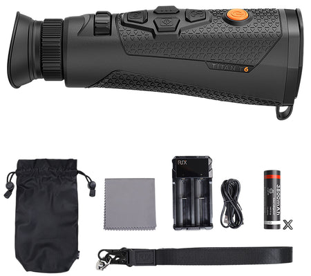 Rix Optics RIXTITANT6 Titan T6 Thermal Scope Black 35mm 640x480 12 Microns 50Hz 2.2x Zoom
