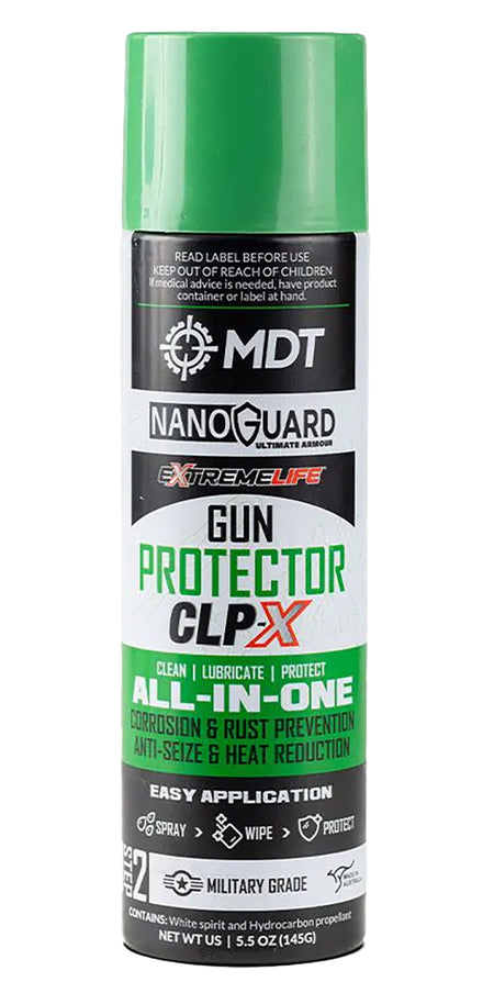 MDT CLP-X Nanoguard 5.5 oz Aerosol Can 12-Pack Firearm Cleaner Lubricant Protectant