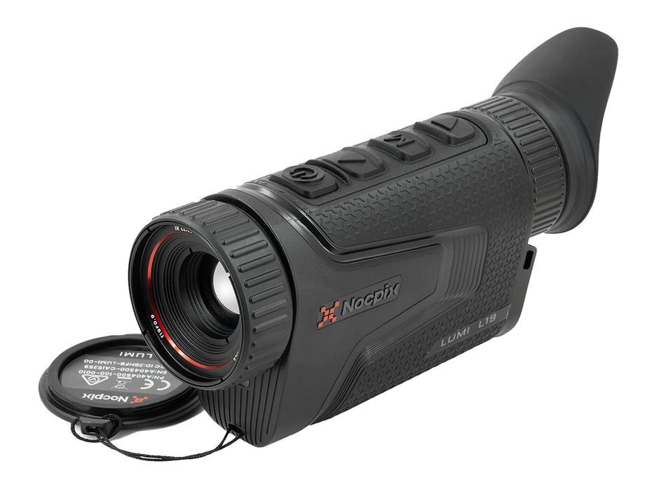 iRay USA LUMI-L19 Compact Thermal Monocular Black 2-4x 19mm 384x288