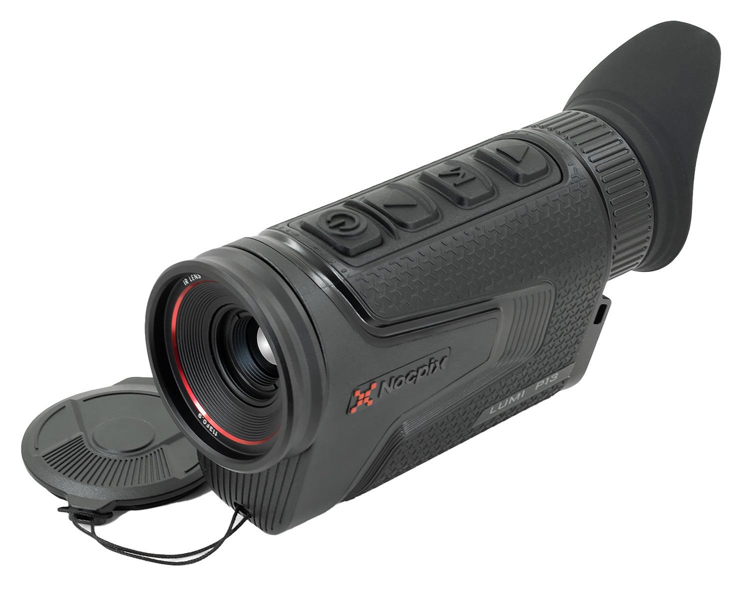 iRay USA LUMI-P13 Compact Thermal Monocular Black 2-4x 13mm 256x192