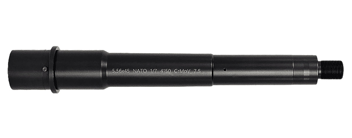 Lead & Steel LS556MEDPIST7.5 5.56 Medium Profile Pistol 7.5" 4150 Black Nitride Threaded Barrel