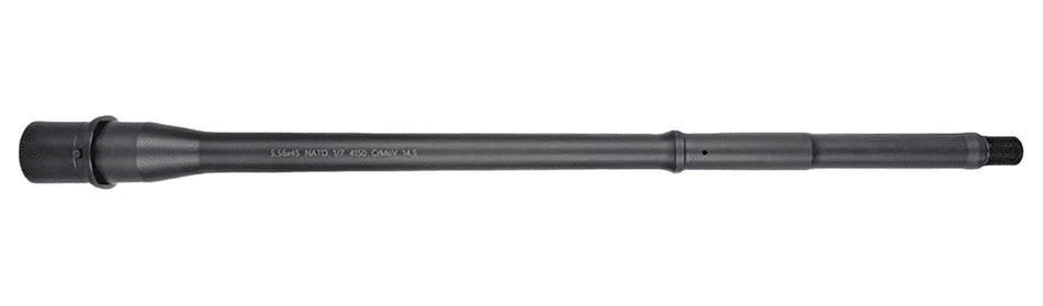 Lead & Steel LS556PEN-MID-14.5 5.56mm 14.50" Pencil Profile Mid-Length AR Barrel M4 Feed Ramps