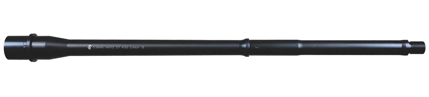 Lead & Steel LS556PEN-MID-16 5.56mm 16" Pencil Profile Mid-Length AR Barrel M4 Feed Ramps