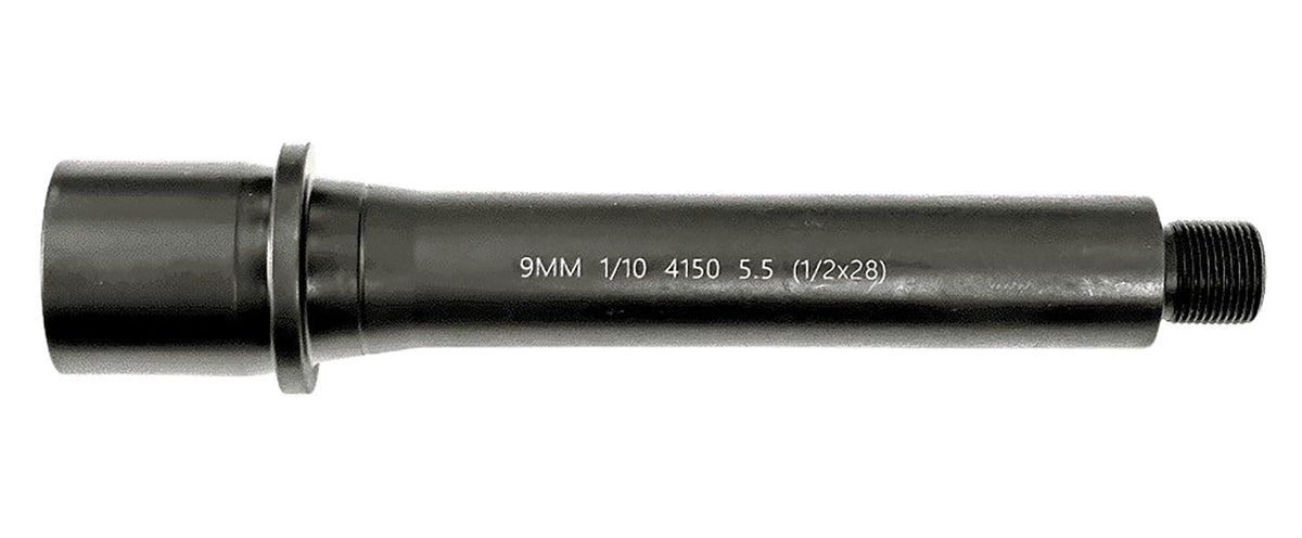 L&S LS9MM55-28 AR9 5.5" Nitride Barrel 1/2x28 Thread