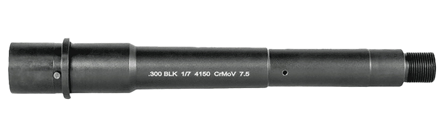 Lead & Steel LS300-7.5 300 Blackout 7.50" Government Profile Barrel M4 Feed Ramps