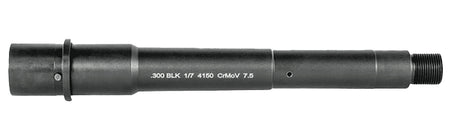 Lead & Steel LS300-7.5 300 Blackout 7.50" Government Profile Barrel M4 Feed Ramps