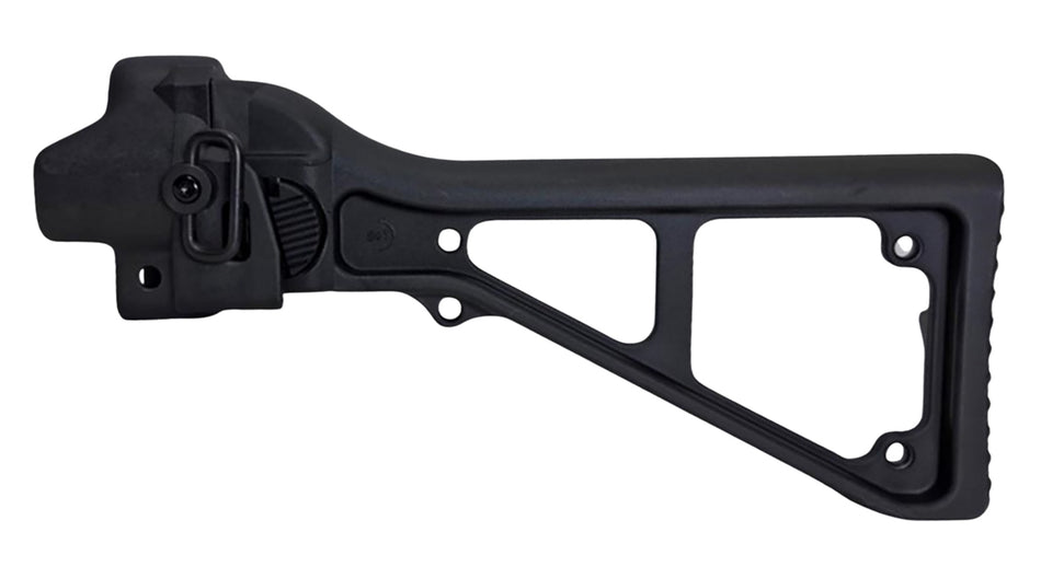 B&T Firearms BT-20155 Black Aluminum Polymer Folding Stock for HK MP5
