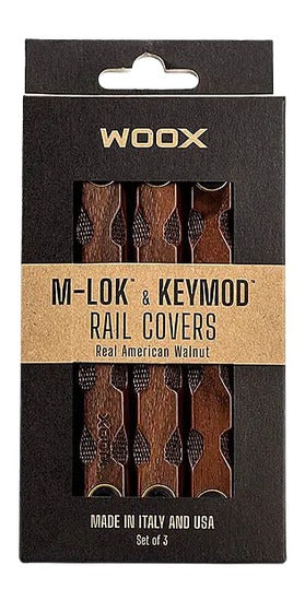 WOOX SH.MLK005.S3 M-LOK and KeyMod Rail Covers 3-Piece Set