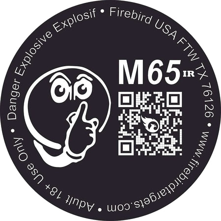 Firebird USA M65IR Impact Enhancement Reactive Target Flash/Smoke/Sound Universal Firearm 65mm 10 Pack