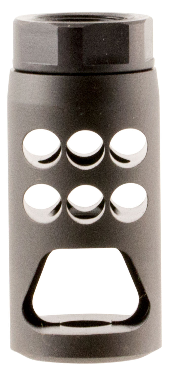 Ruger 90590 Hybrid Muzzle Brake for Ruger Precision Rifle 7.62x51mm NATO, Black Matte Steel, 5/8"-24 tpi