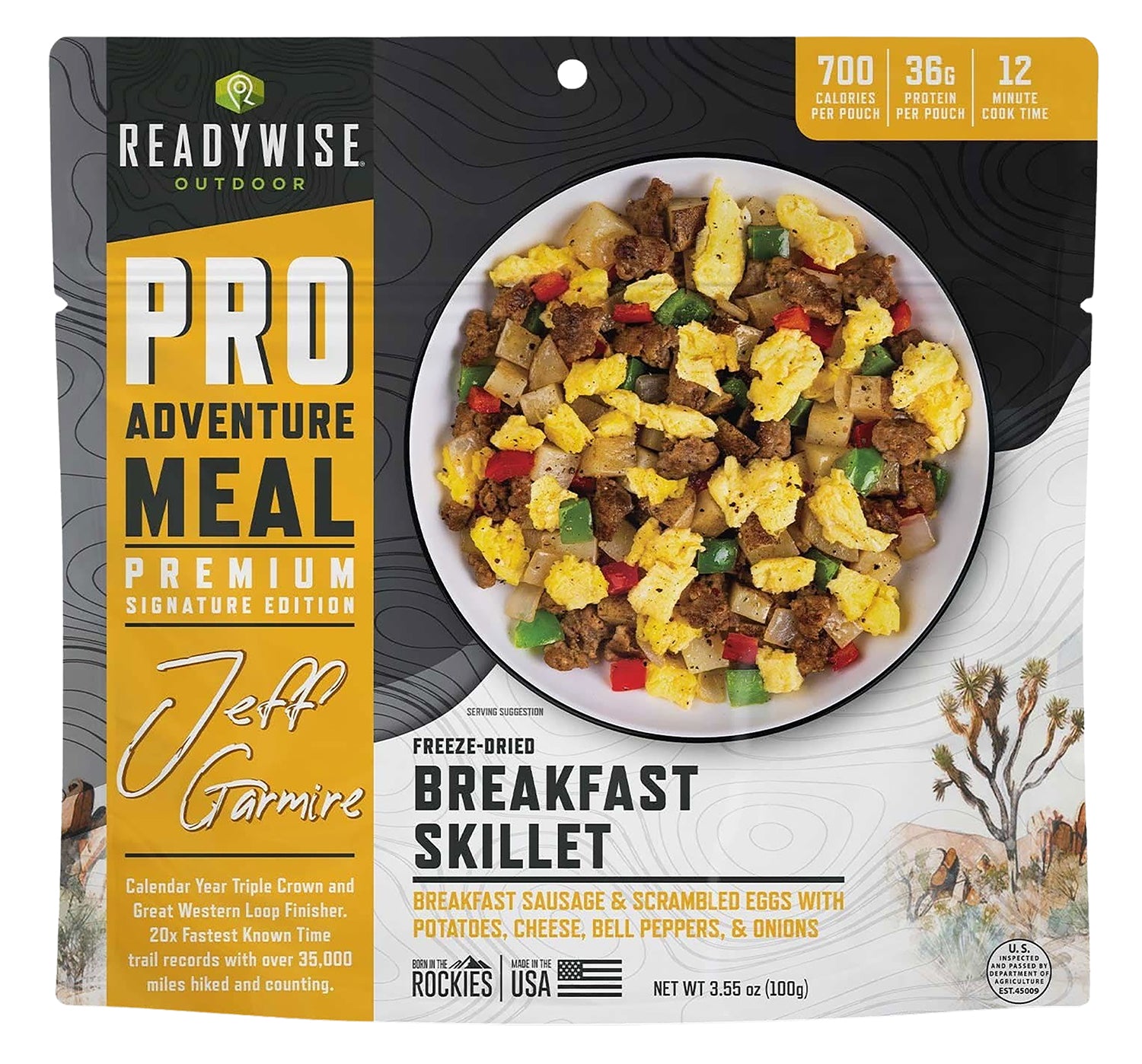 Wise Foods RW05401 Pro Meal Breakfast Skillet 2-Serving Pouch 6 Per Case