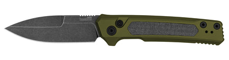 Kershaw 7205 Launch 22 Automatic 3.45" Folding Spear Point Plain CPM MagnaCut Steel Blade OD Green Aluminum Handle
