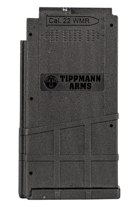 Tippmann Arms A201261 M4-22 Pinned 10-Round Magazine 22 WMR Black Steel
