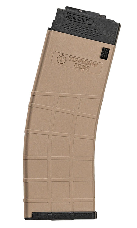 Tippmann Arms A201144 M4-22 25-Round .22 LR Rifle Magazine Flat Dark Earth Steel