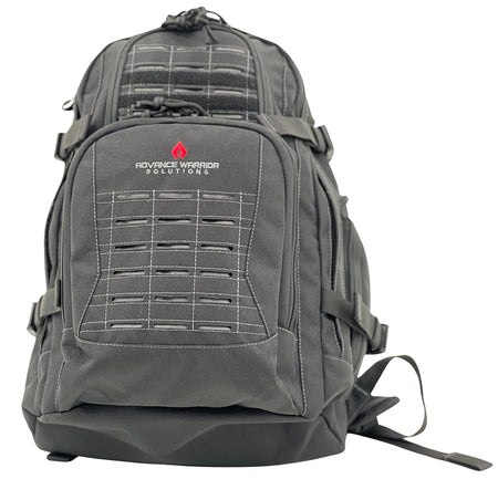 Advance Warrior Solutions S3DBPBL Spear 3-Day Tactical Backpack 600D Polyester Black