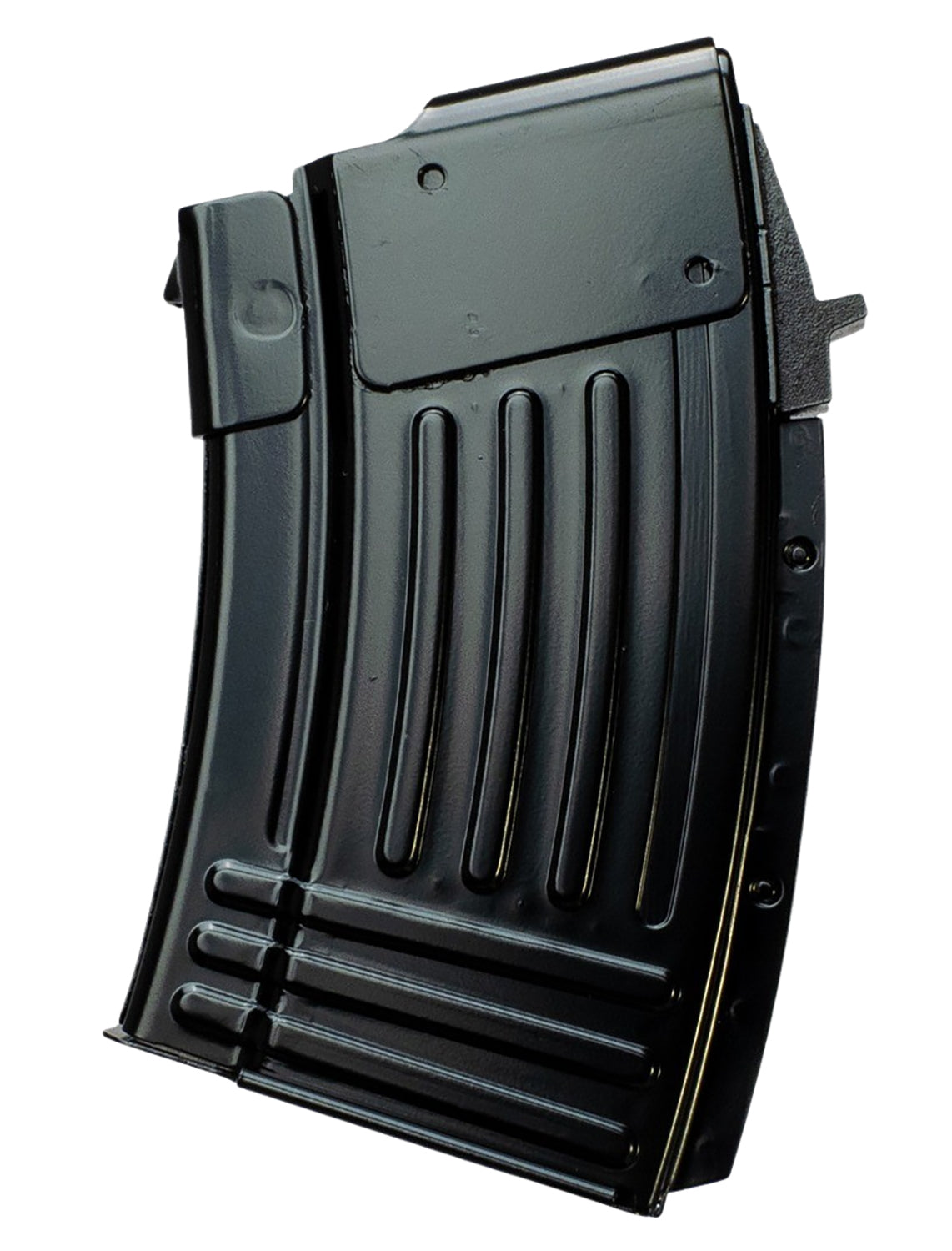 Global Ordnance 10-Round Fully Ribbed 7.62x39mm AK-47 Black Steel Magazine