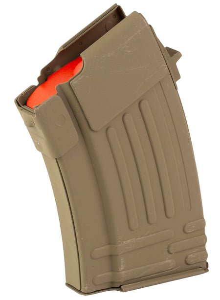 Global Ordnance 10rd 7.62x39mm AK-47 Fully Ribbed Rifle Magazine FDE Steel